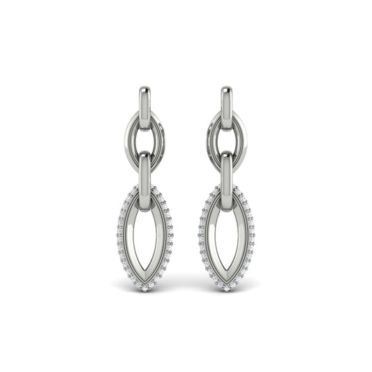 Double Drop Link Earrings