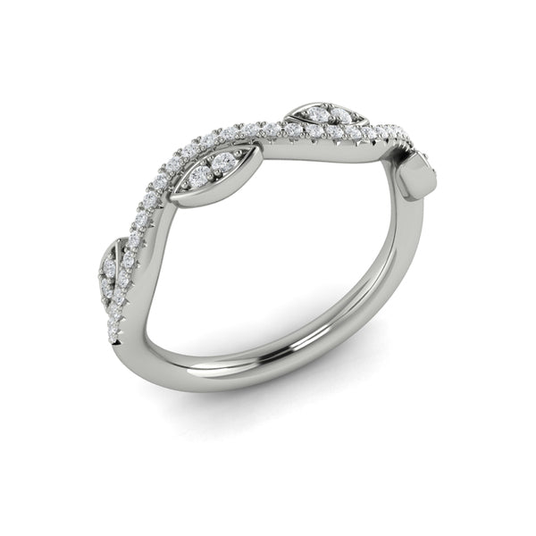 Stackable Bands Wedding Band in Platinum by Vlora Bridal