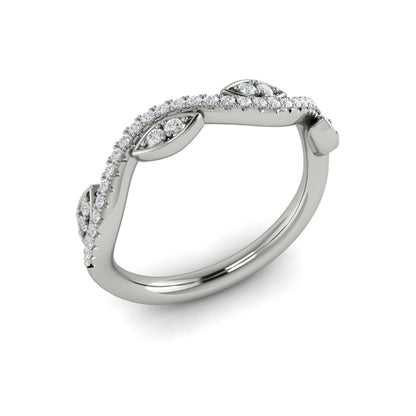 Stackable Bands Wedding Band in Platinum by Vlora Bridal