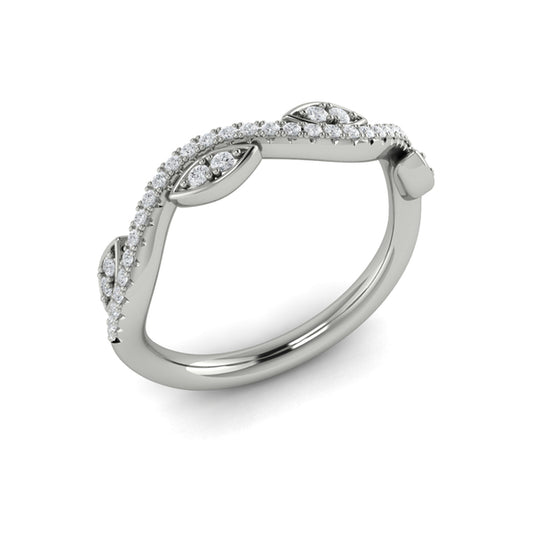 Stackable Bands Wedding Band in Platinum by Vlora Bridal