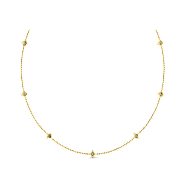 Multi Diamond Vlora Star Necklace