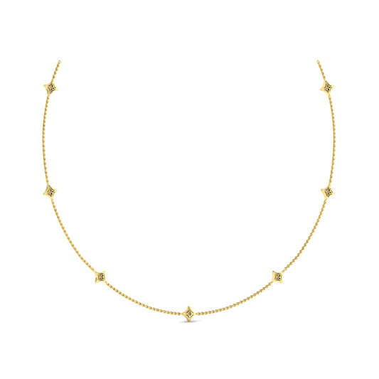 Multi Diamond Vlora Star Necklace