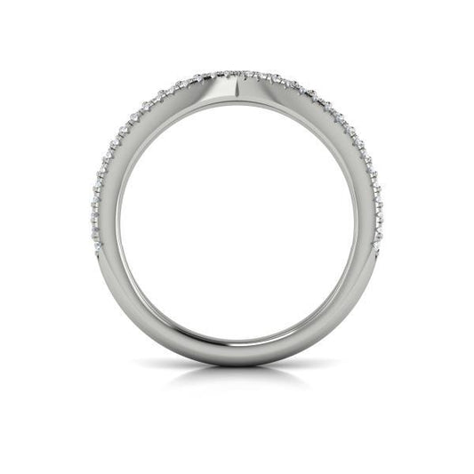 Double Chevron Contoured Band