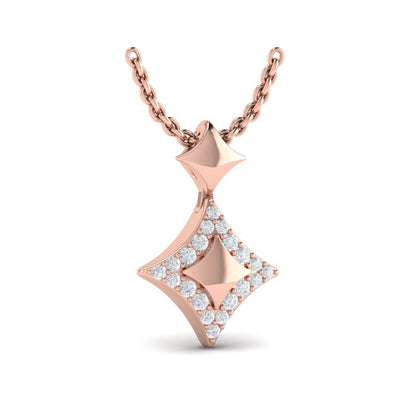 Diamond Vlora Star Pendant Necklace