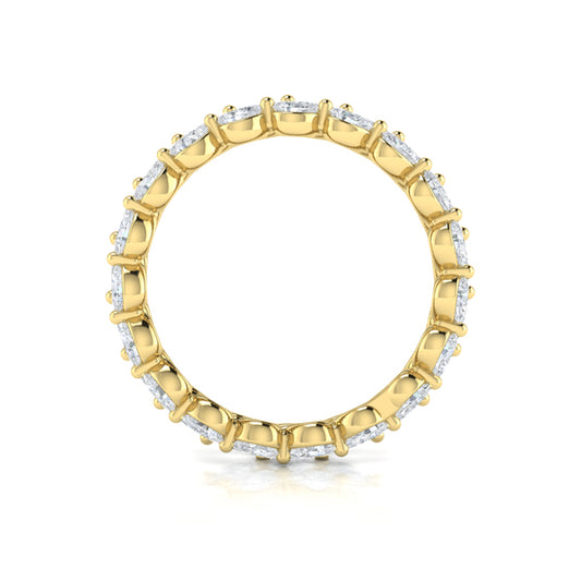 Double Pear Shape Eternity Ring
