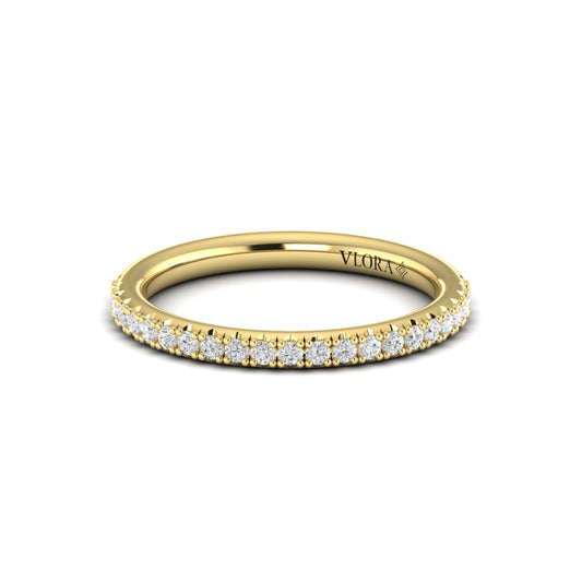 Matching Band for the  Embrace Three-Stone Engagement Ring