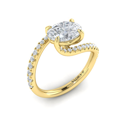 Celestial Engagement Ring