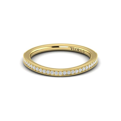 Matching Band for Vintage Splendor Oval Split Shank Engagement Ring