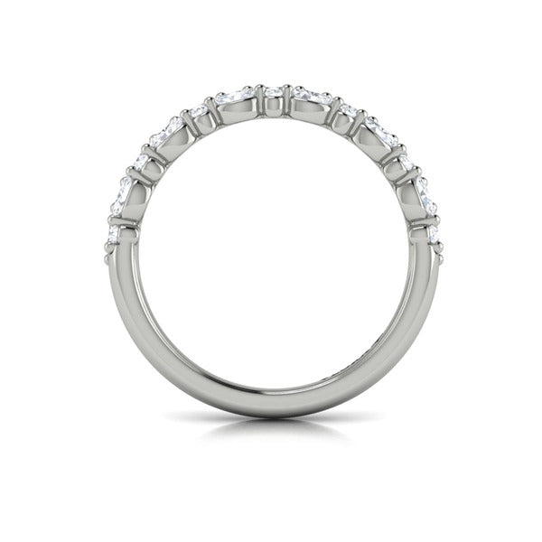 Marquise and Round Stackable Band