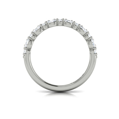 Marquise and Round Stackable Band