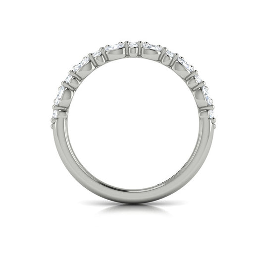 Marquise and Round Stackable Band