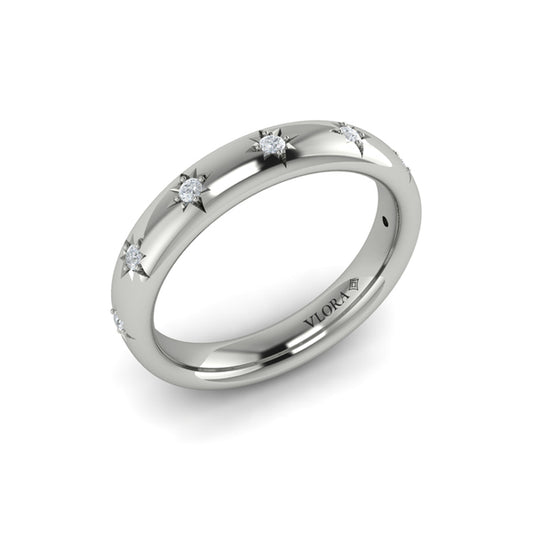 Diamond Vlora Star Ring