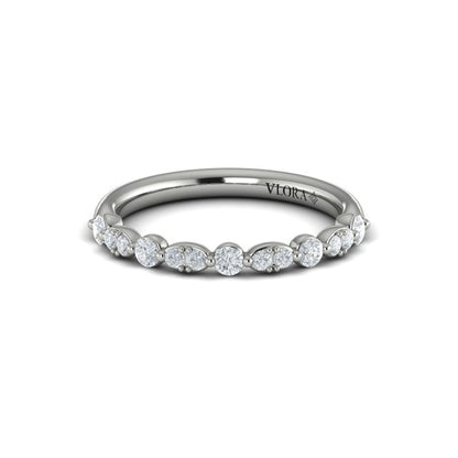 Stackable Bands Wedding Band in Platinum by Vlora Bridal