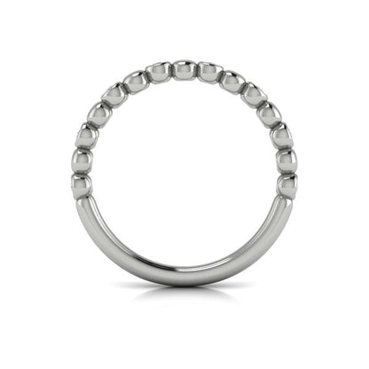 Stackable Bands Wedding Band in Platinum by Vlora Bridal