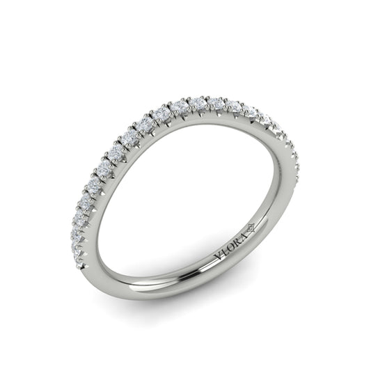 Matching band for Marquise Bezel Diamond Accent Ring
