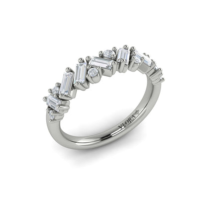 Multi Baguette and Round Diamond Ring