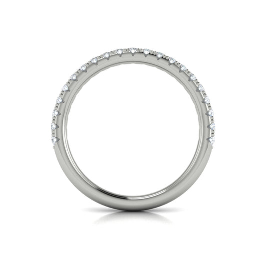 Scalloped Diamond Eternity Band