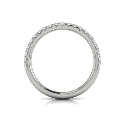 Scalloped Diamond Eternity Band