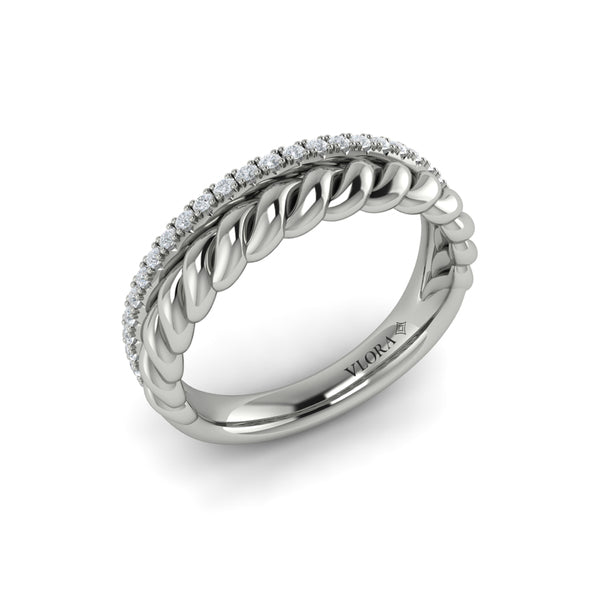 Twist Double Ring