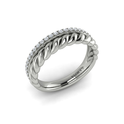 Twist Double Ring