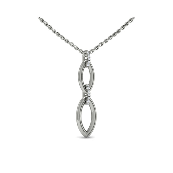 Double Drop Link Necklace