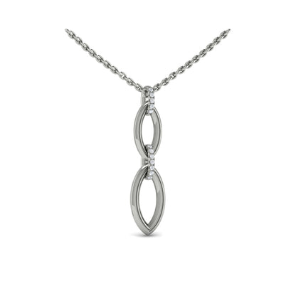 Double Drop Link Necklace