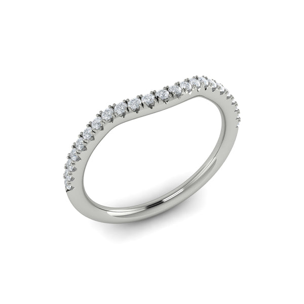 Curved Stackable Wedding Band