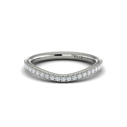 Matching Bands Wedding Band in Platinum by Vlora Bridal