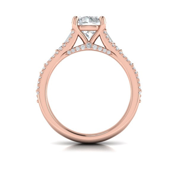 Extravagant Round Engagement Ring