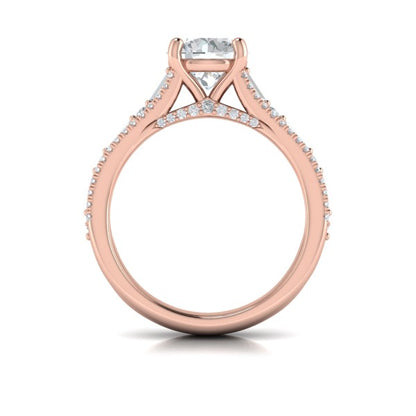 Extravagant Round Engagement Ring