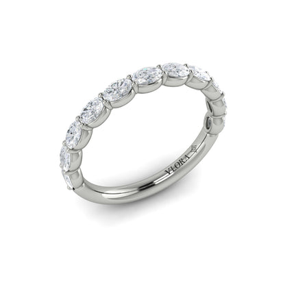 Matching Band for Graceful Round Diamond Engagement Ring