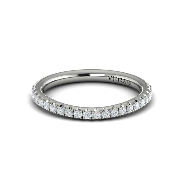 Matching Band for Elegant Oval Modern Vintage Engagement Ring