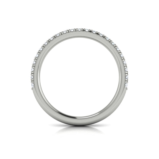 Matching Band for Emerald Cut Diamond Engagement Ring with Marquise Side Diamonds