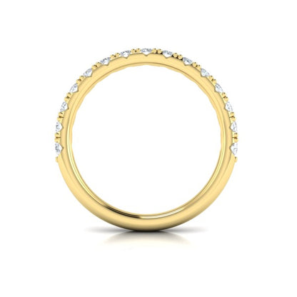 Matching Band for Timeless Cathedral Engagement Ring with Hidden Halo