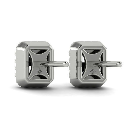 Diamond Baguette Stud Earrings