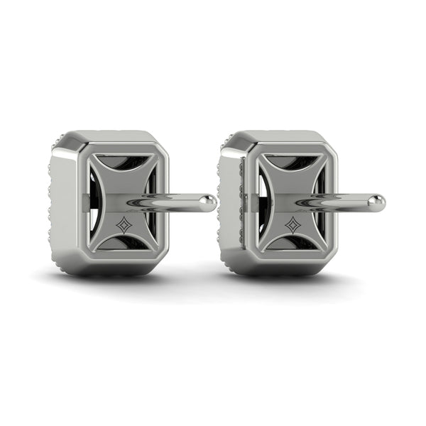 Diamond Baguette Stud Earrings