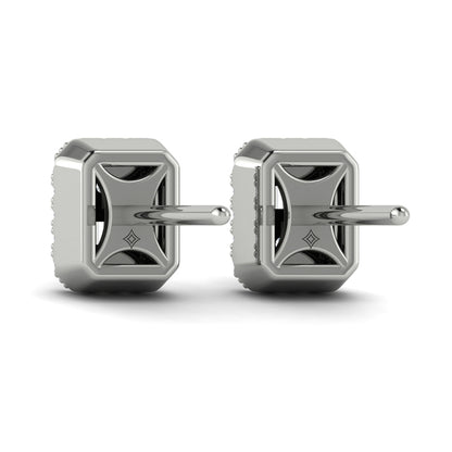 Diamond Baguette Stud Earrings