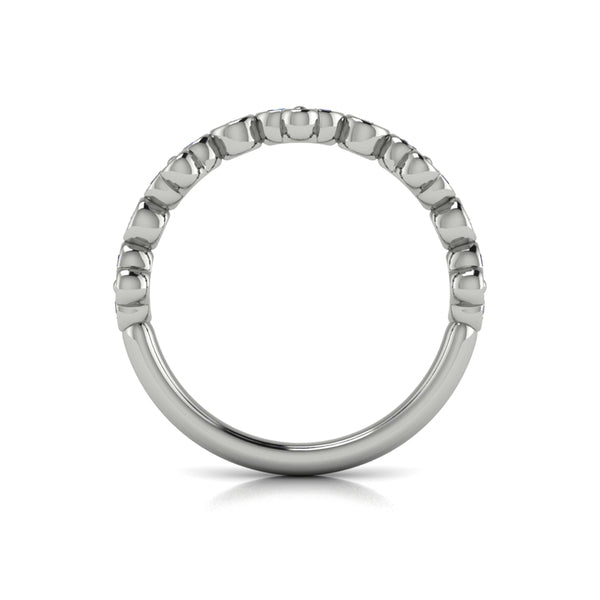 Stackables Wedding Band in Platinum by Vlora Bridal