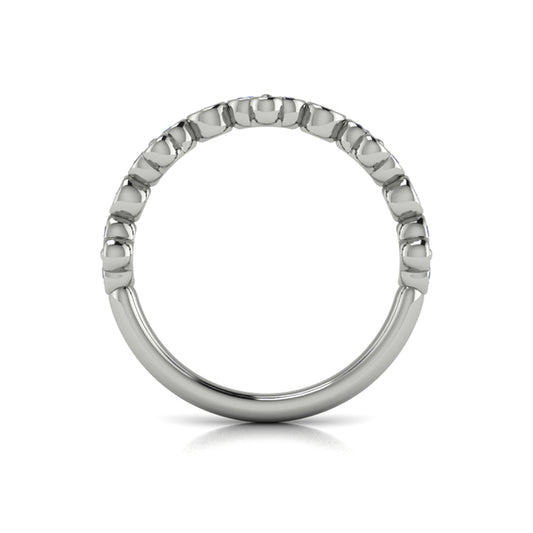 Sapphire Bloom Diamond Band