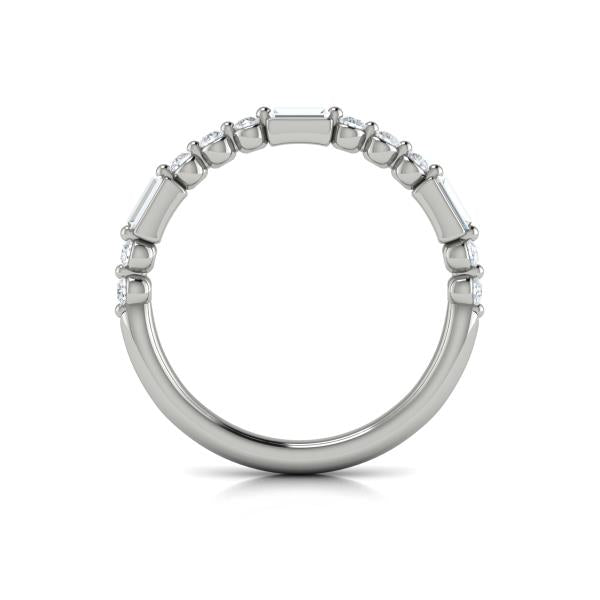 Stackable Bands Wedding Band in Platinum by Vlora Bridal