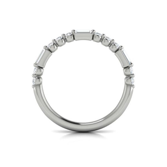Stackable Bands Wedding Band in Platinum by Vlora Bridal