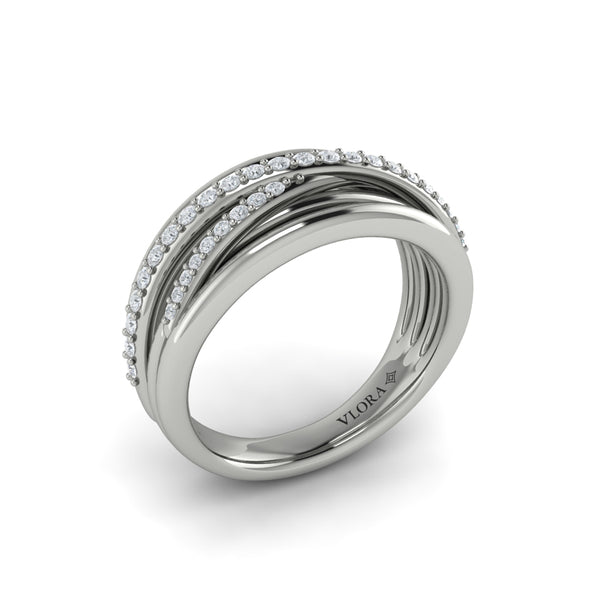 Diamond Twist Ring