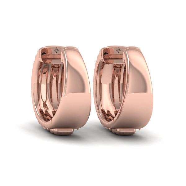 Fluted Huggie Earrings