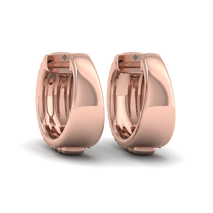 Fluted Huggie Earrings