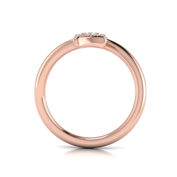 Diamond Trinity Wrap Ring