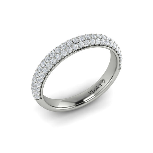 Bold Pavé Diamond Band