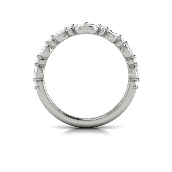 Contour Bands Wedding Band in Platinum by Vlora Bridal