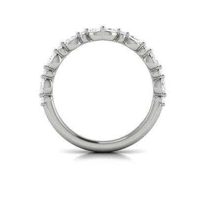 Contour Bands Wedding Band in Platinum by Vlora Bridal