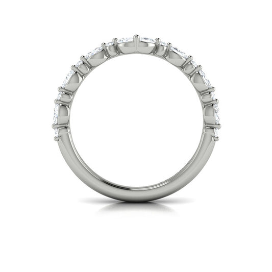 Contour Bands Wedding Band in Platinum by Vlora Bridal