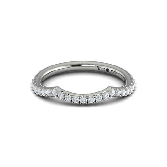 Matching Bands Wedding Band in Platinum by Vlora Bridal